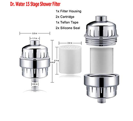 Tap and shower water filter