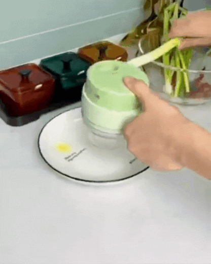 4 in 1 Portable Electric Vegetable Cutter Set
